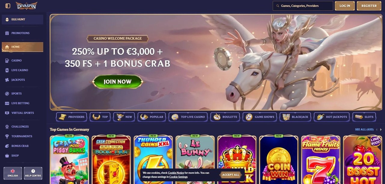 DivaSpin Casino Casino